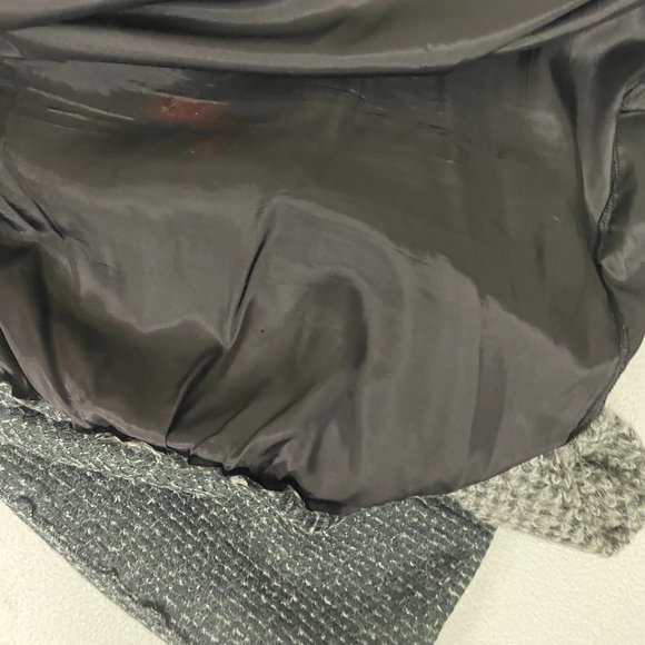 Vtg 70s MJ Seattle Womens XL Gray Mohair Wool Boucle A Line Skirt Made in USA - Picture 13 of 14